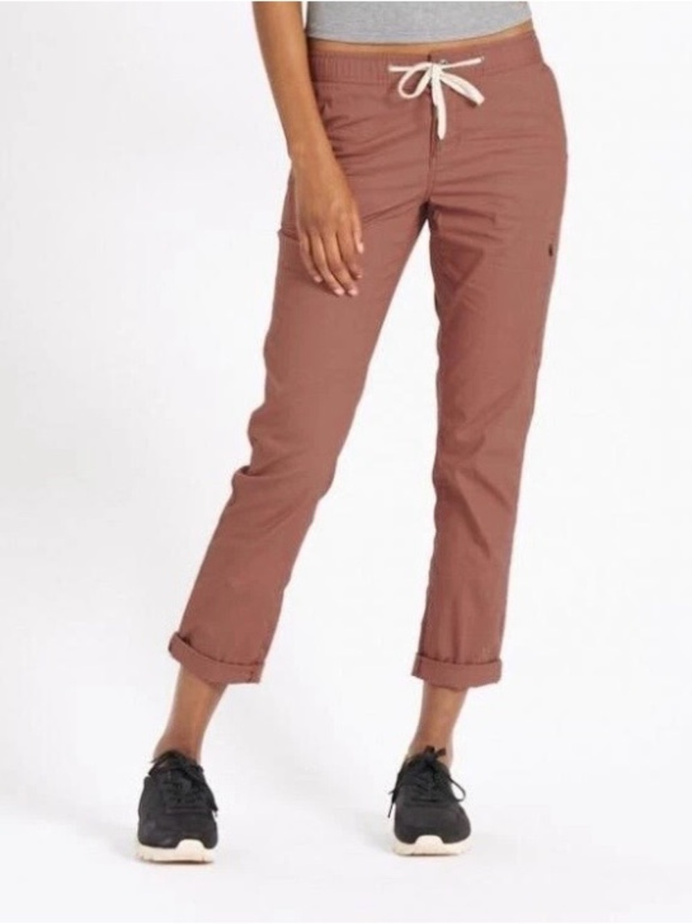 Vuori DuraTerra Ripstop Pants Women’s Size XL Washed Slim Cargo Active Leisure